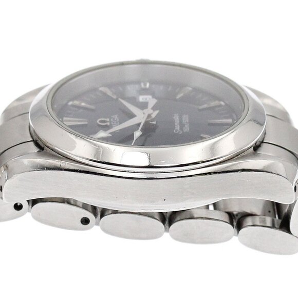 OMEGA Seamaster Aqua Terra 2577.80 Date Navy Dial Quartz Ladies Watch_888168 - Picture 5 of 6